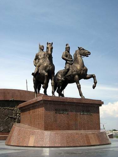 Atyrau Kazakhstan city heroes monument picture