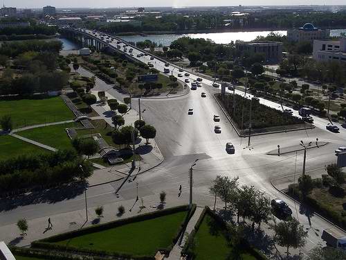 Atyrau Kazakhstan city streets picture
