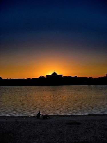Atyrau Kazakhstan city the Ural river picture