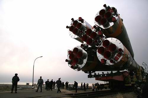 Baikonur cosmodrome of Kazakhstan rockets views 2nd photo