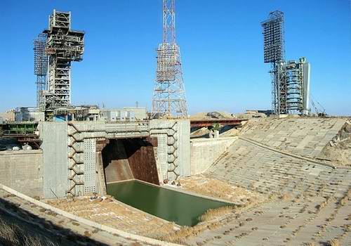 Baikonur cosmodrome of Kazakhstan launch pad views 1st photo
