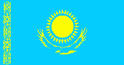 Kazakhstan national flag picture