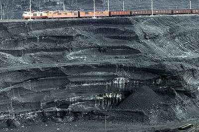 Kazakhstan coal industry - Ekibastuz open pit coal mine photo