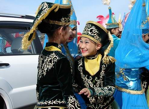 Kazakhstan people national clothes 3rd photo