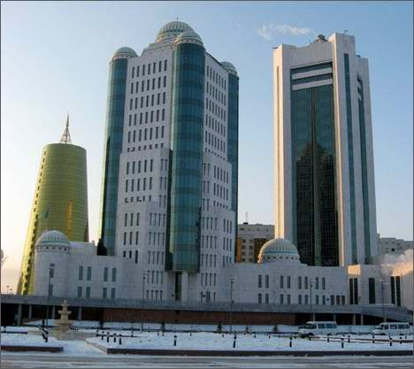 Kazakhstan parliament building in Astana city 2nd picture