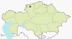 Kostanay (Qostanay) Kazakhstan city map location picture