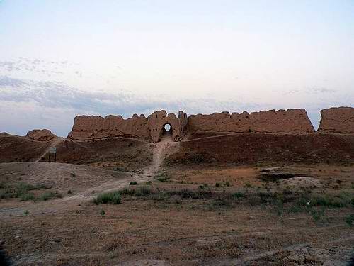 Kzyl-Orda (Kyzylorda) Kazakhstan region (oblast) ancient fort ruins photo