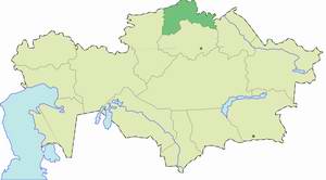 North Kazakhstan region (oblast) Kazakhstan map location picture