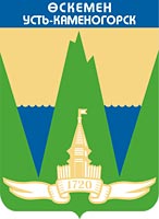 Ust-Kamenogorsk (Oskemen) Kazakhstan city coat of arms picture