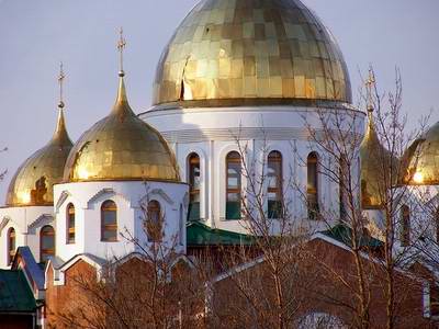 Ust-Kamenogorsk (Oskemen) Kazakhstan city cathedral (church) photo