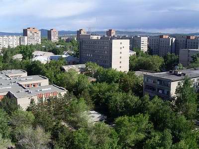 Ust-Kamenogorsk (Oskemen) Kazakhstan city streets 2nd photo