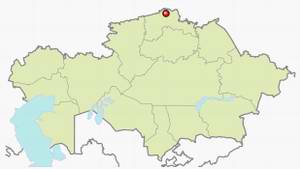 Petropavlovsk (Petropavl) Kazakhstan city map location picture
