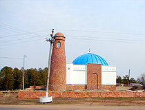 Akkol city mosque view