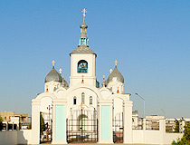 Aktau city church view