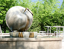 Almaty city symbol apple