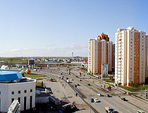 Astana city street view