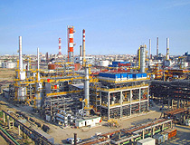 Atyrau city oil refinery