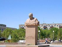 Baikonur city Korolyov monument
