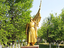 Karaganda city Soviet soldiers monument