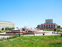 Kyzylorda city central square