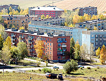 Ridder city, Kazakhstan view