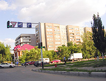 Semey city street view