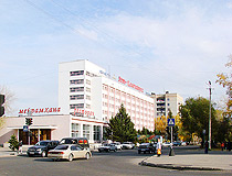 Ust-Kamenogorsk city hotel view