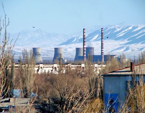 Taraz (Dzambul) Kazakhstan city power plant photo