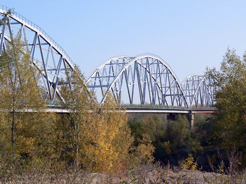 Uralsk (Oral) Kazakhstan city bridge photo