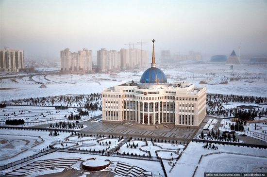 Astana city, Kazakhstan birds eye view 8