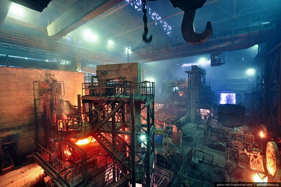 Pavlodar, Kazakhstan pipe and steel plants view 5