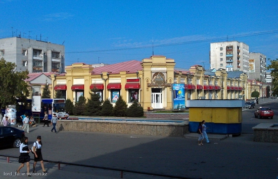 Semey city, Kazakhstan central part view