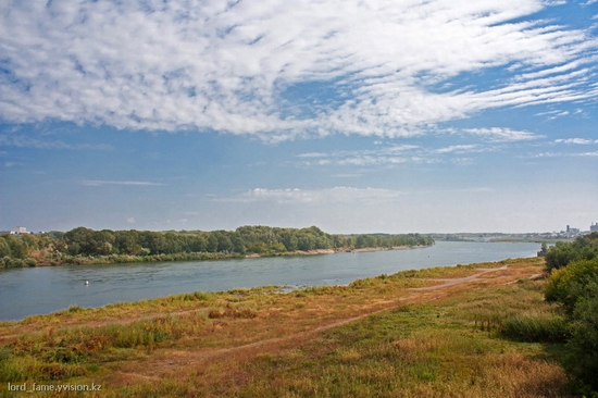 Semey city, Kazakhstan Irtysh river