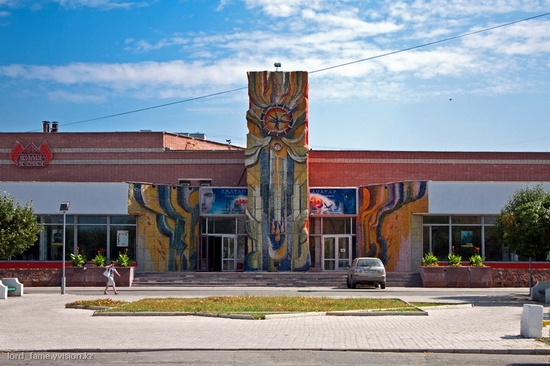 Semey city, Kazakhstan outdoor mosaic view 2