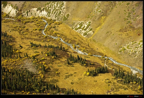 Dzungarian Alatau mountain range, Kazakhstan view 1