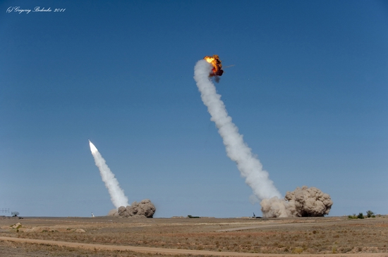 Missile firing, Sary-Shagan testing ground, Kazakhstan view 13