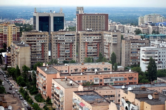 Almaty, Kazakhstan bird's eye view 10