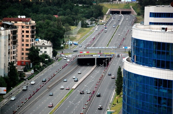 Almaty, Kazakhstan bird's eye view 12