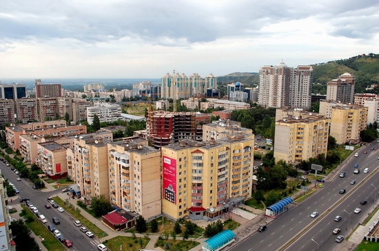 Almaty, Kazakhstan bird's eye view 4