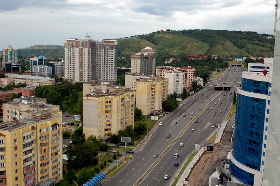 Almaty, Kazakhstan bird's eye view 8