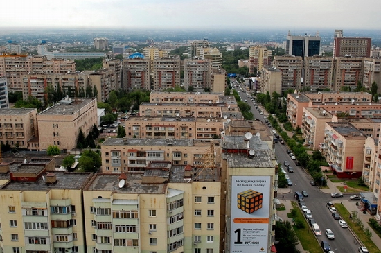 Almaty, Kazakhstan bird's eye view 9