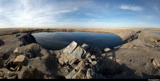 Semipalatinsk nuclear test site, Kazakhstan view 1