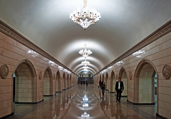 Almaty city, Kazakhstan subway view 1