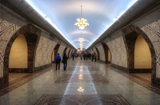 Almaty city, Kazakhstan subway view 3