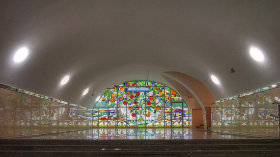 Almaty city, Kazakhstan subway view 5