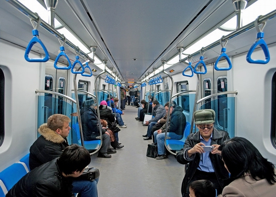 Almaty city, Kazakhstan subway view 9