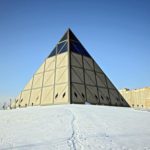 Mysterious pyramid of the Palace of Peace and Accord