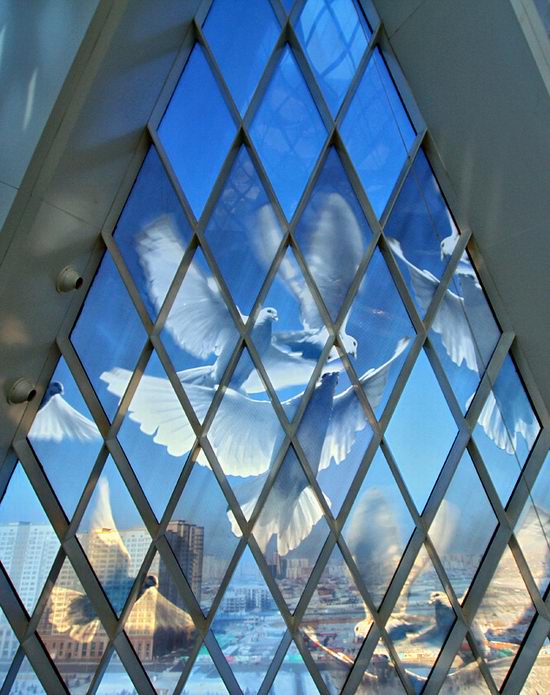 The Palace of Peace and Accord - the Pyramid in Astana, Kazakhstan view 14