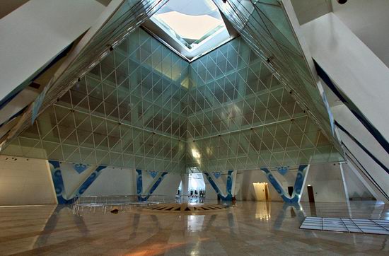 The Palace of Peace and Accord - the Pyramid in Astana, Kazakhstan view 8