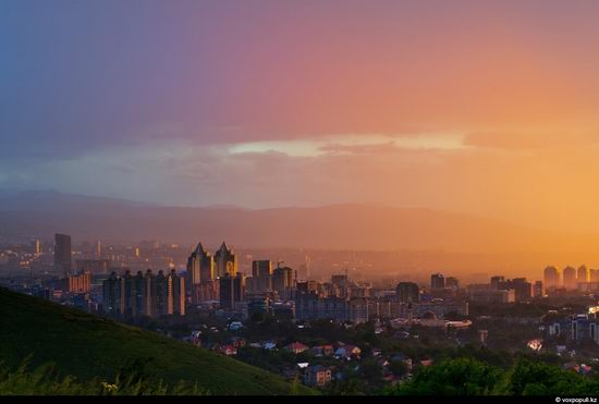 Almaty city, Kazakhstan night view 11